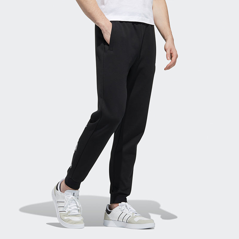 adidas neo M Artist Pant Bundle Feet ribbed Sports Pants Black GL8079
