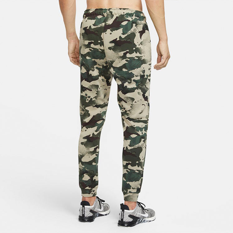 Nike Dri-FIT french terry Stay Warm Training Camouflage Long Pants Black Green CU6201-355