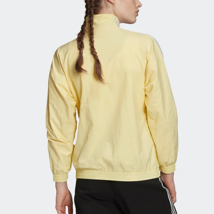 (WMNS) adidas originals Casual Sports Jacket Yellow FM7179