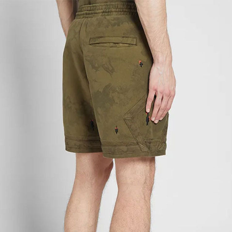 Air Jordan x Cactus Jack by Travis Scott Washed Suede Shorts 'Medium Olive' CN3425-222