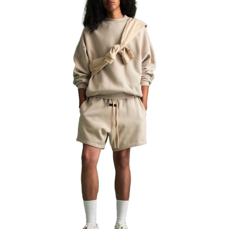 Fear of God Essentials FW23 Sweat Short 'Silver Cloud' 160BT232002F