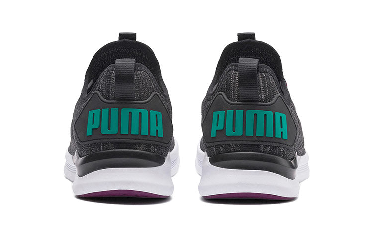 PUMA Ignite Flash Evoknit 'Black White Green' 190508-14