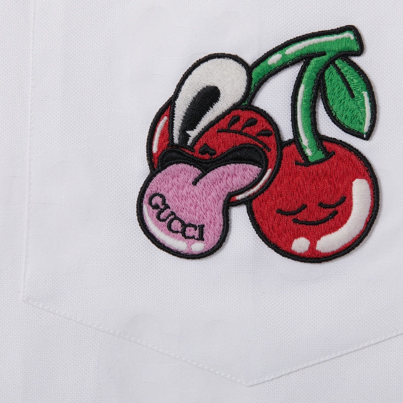 Gucci GG Oxford Cotton Shorts 'White' 781329-ZAQH1-9692