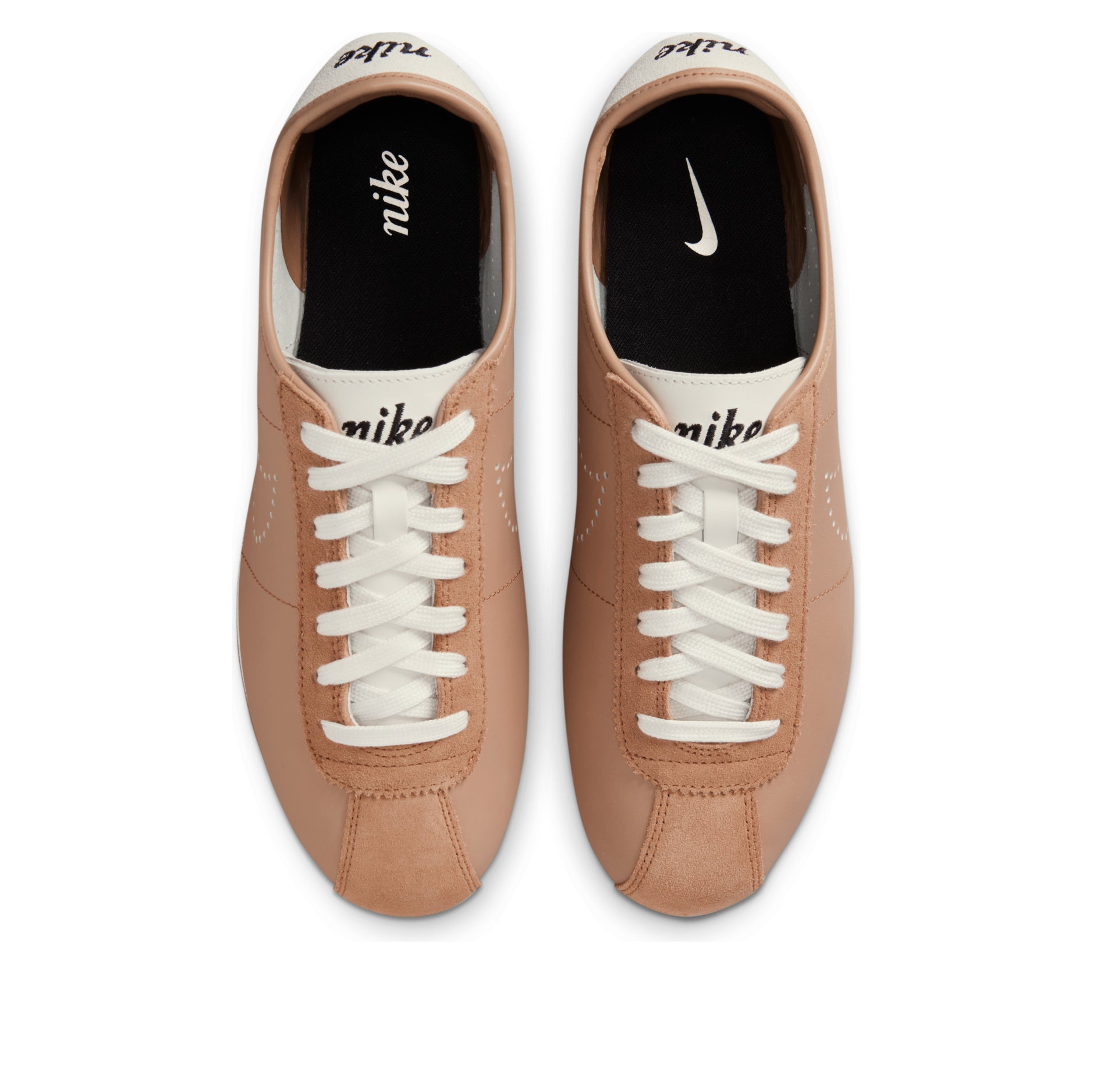 (WMNS) Nike Cortez Leather 'Pale Shale Sail Perforated Swoosh' HQ1841-200
