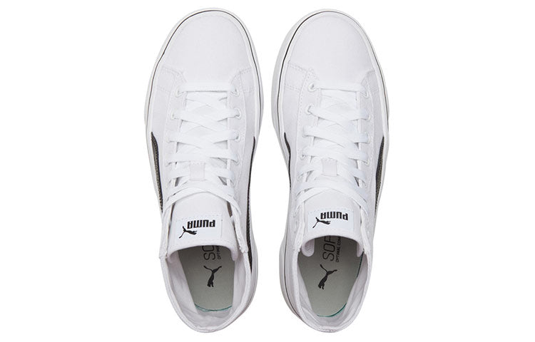 (WMNS) PUMA Kaia Mid CV 'White Black' 384409-01