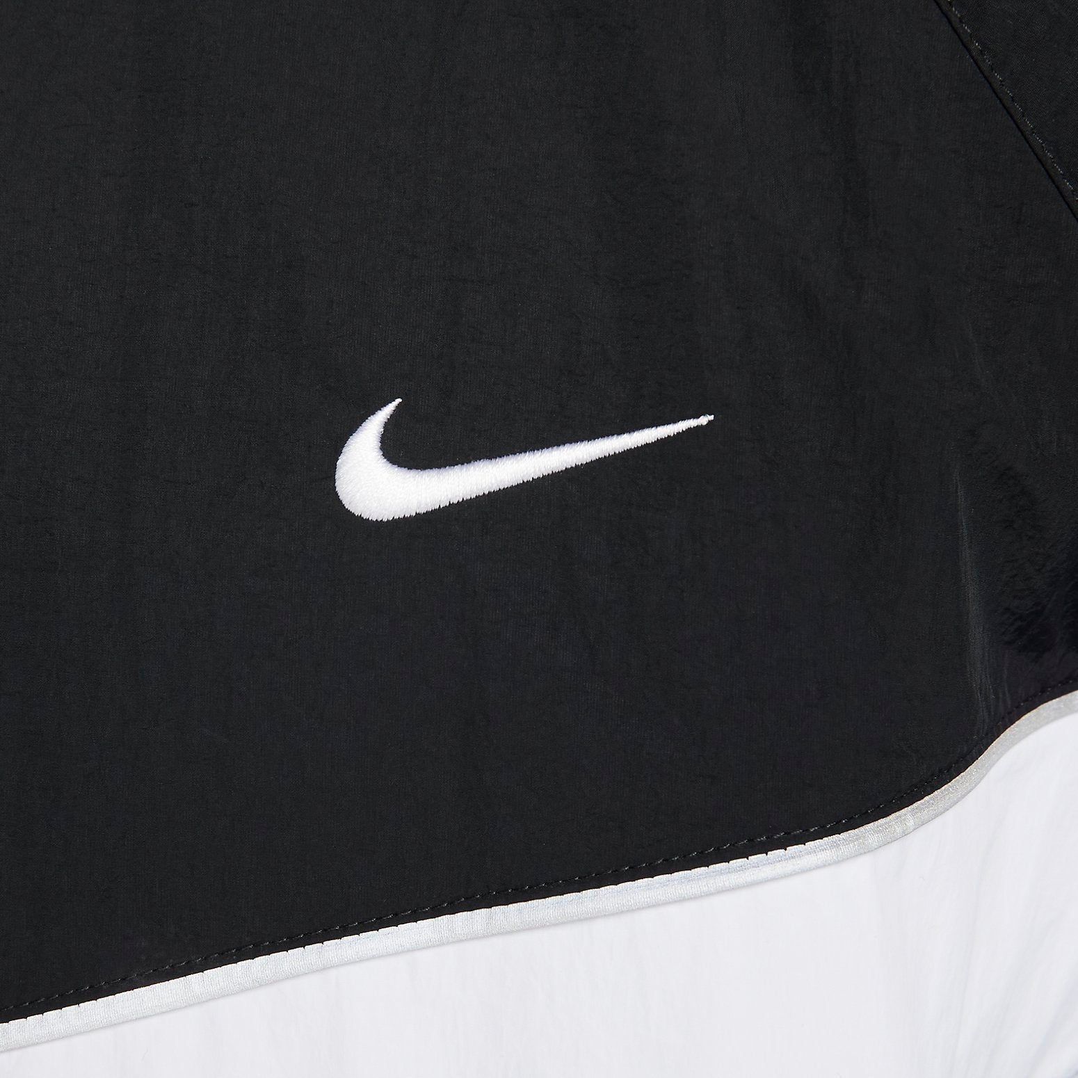Nike Swoosh Woven Jacket 'Black White' DX0660-010