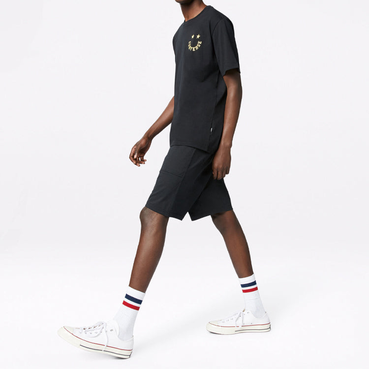 Converse Jersey Short Asia Sizing 'Black' 10018821-A04