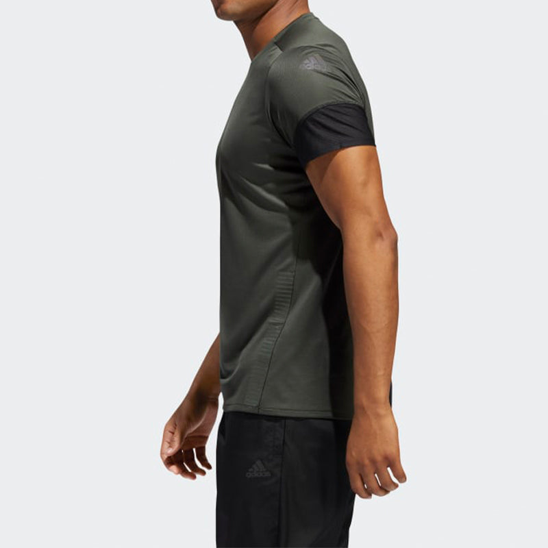 Men's adidas 25/ Running Short Sleeve Brown EI6318