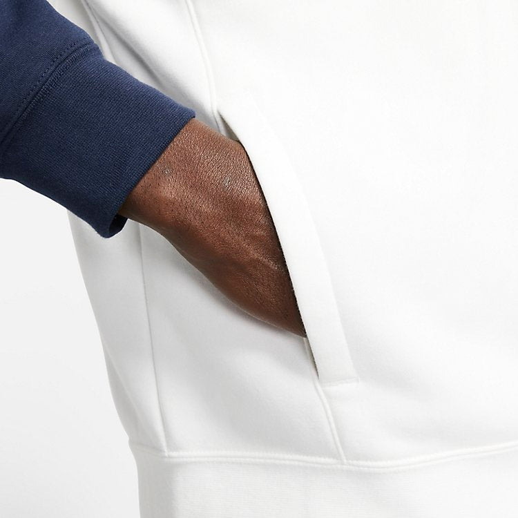 Nike Club Pullover Basketball Hoodie 'White' DM7952-100