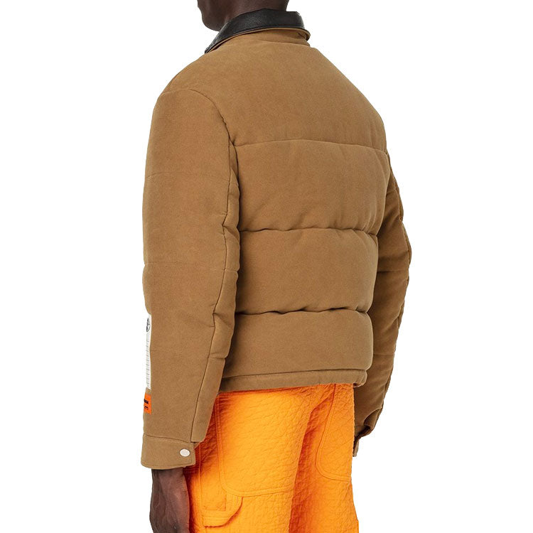 Men's HERON PRESTON Long Sleeves Jacket Beige HMED006F20FAB0046300