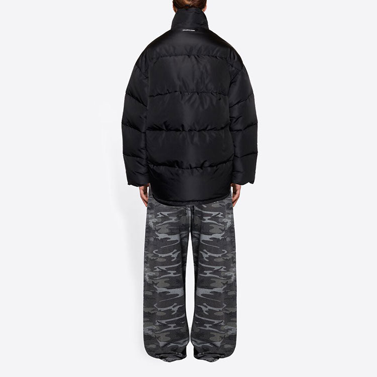 Balenciaga C-Shape Puffer Jacket 'Black' 621982TYD331000