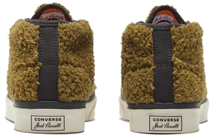 Converse Jack Purcell Mid 'Retro Sherpa - Dark Moss' 169789C