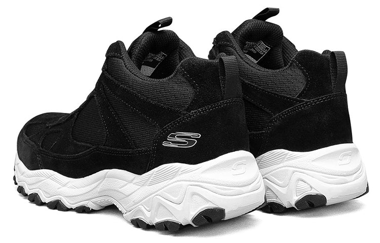 (WMNS) Skechers D'Lites High-Top Daddy Shoes Black 66666233-BLK