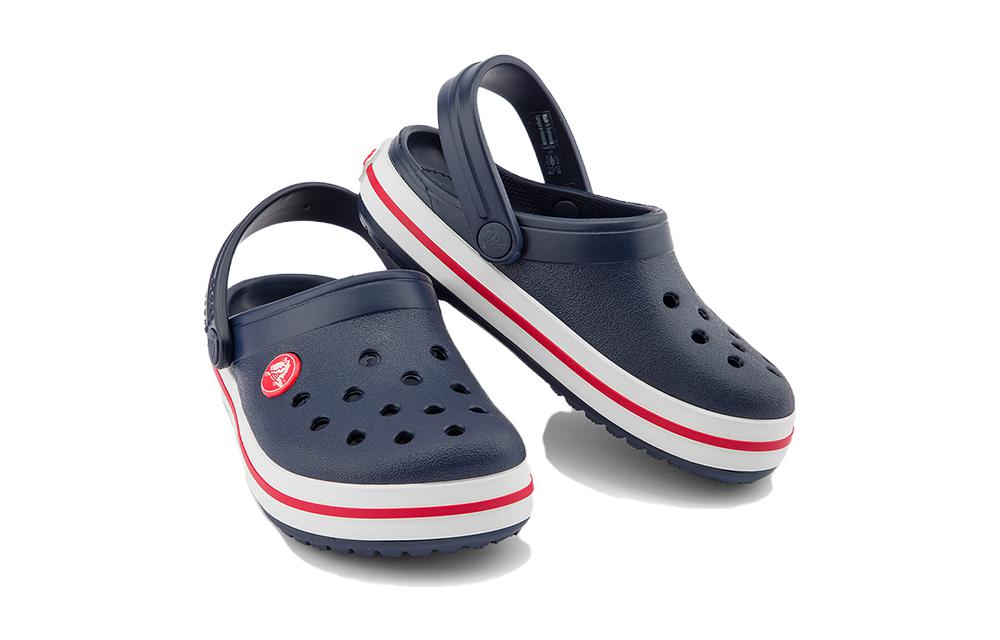 (TD) Crocs Crocband Clogs 'Navy White' 207005-485