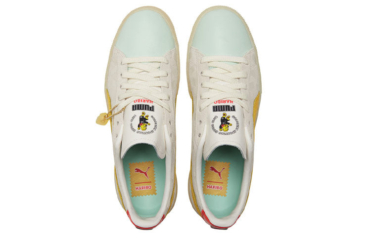 (WMNS) Haribo x PUMA Suede Casual Shoes Grey/Yellow/Red 383416-01