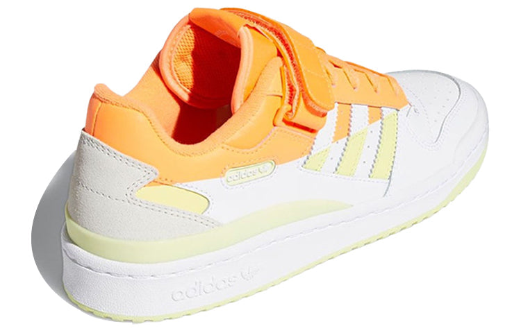 (WMNS) adidas originals Forum Low Premium 'White Orange' FY8020