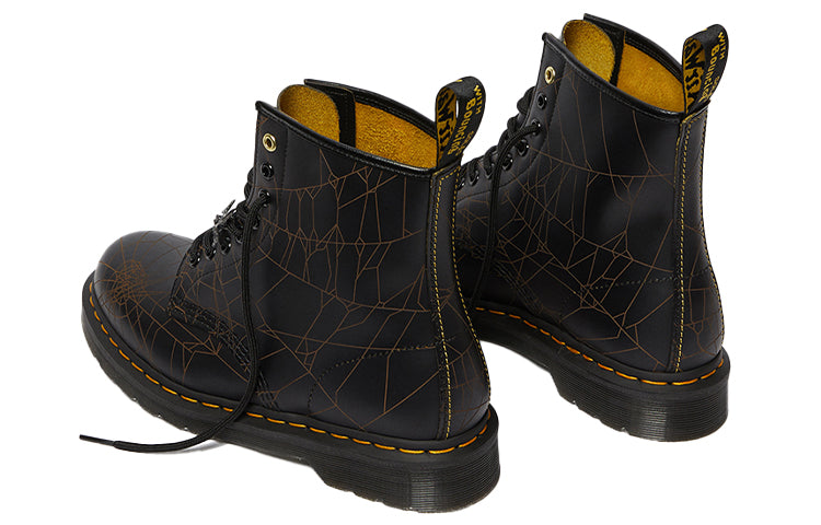 Dr. Martens x Yohji Yamamoto Spider Web Print Boots 25987001
