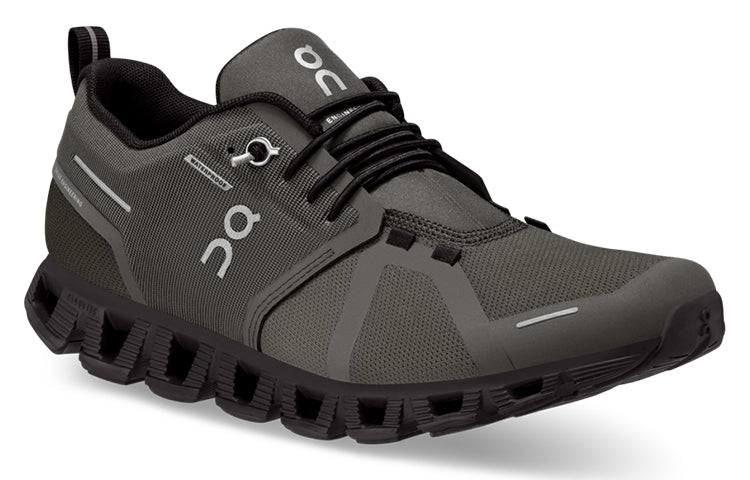 (WMNS) On Running Cloud 5 Waterproof 'Olive Green Black' 59.98836