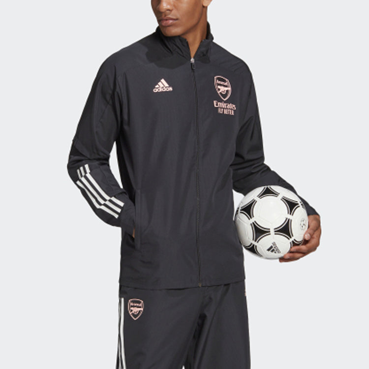 adidas Arsenal Soccer/Football Sports Jacket Black FQ6245