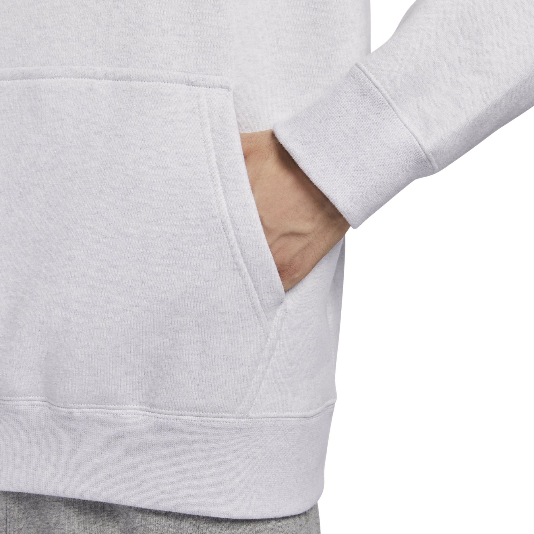 Nike Solo Swoosh Fleece Pullover Hoodie 'White' DX1356-051