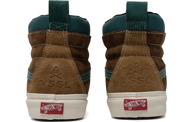 Vans VSSL x Vault SK8-Hi MTE LX 'Green Brown White' VN0A4P3JTUM