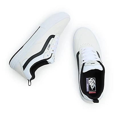 (WMNS) Vans Kyle Walker Leather 'White Black' VN0A5JIETWB