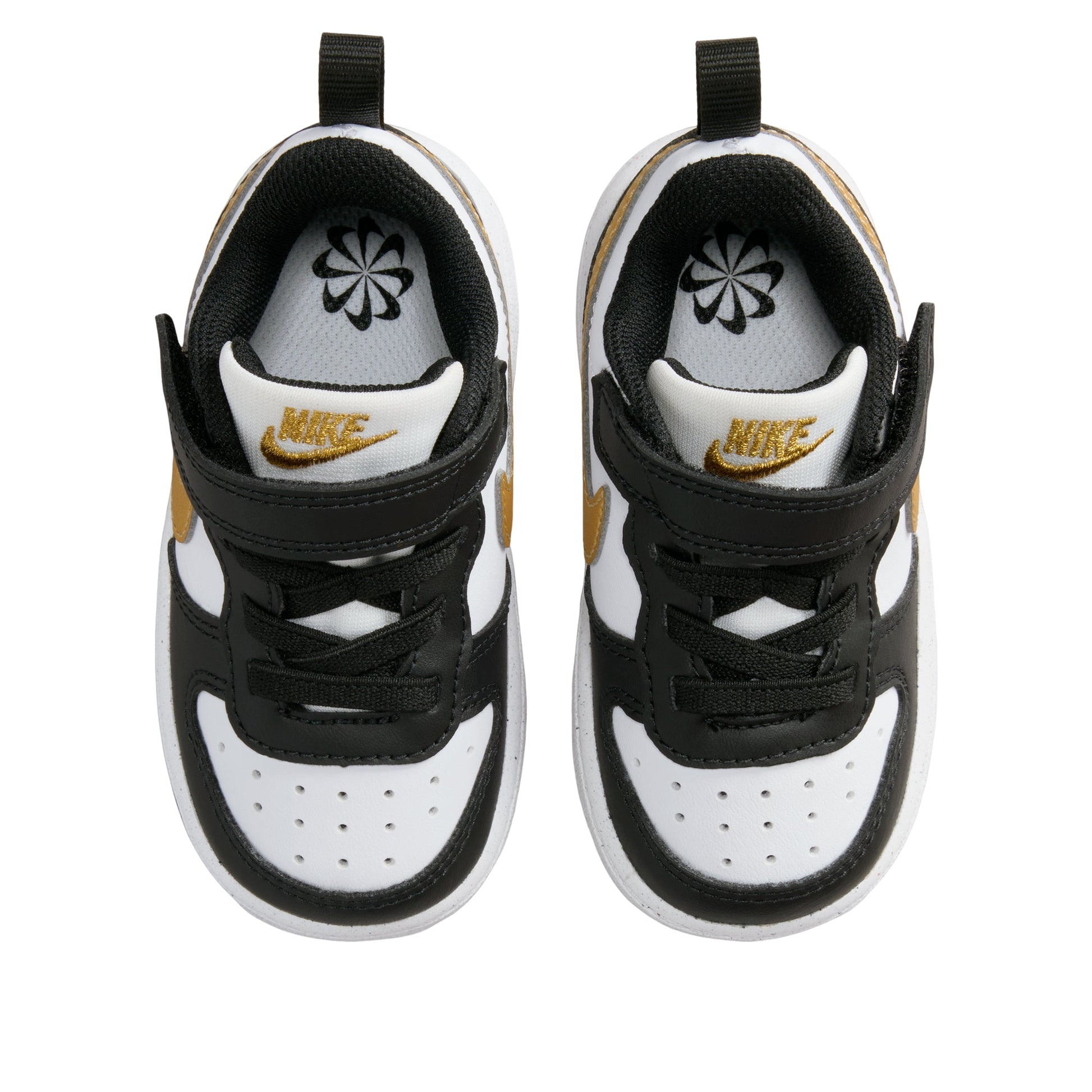 (TD) Nike Court Borough Low Recraft 'Black White Metallic Gold' DV5458-008