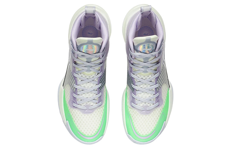 Li-Ning Superlight 'White Purple Green' ABAS027-5