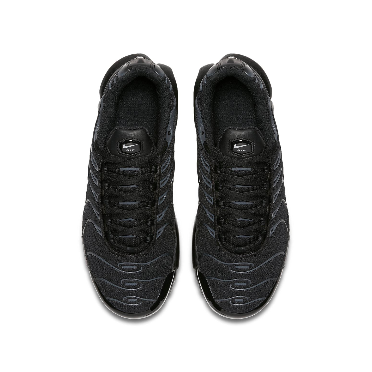 (GS) Nike Air Max Plus 'Black Pure Platinum' 655020-053
