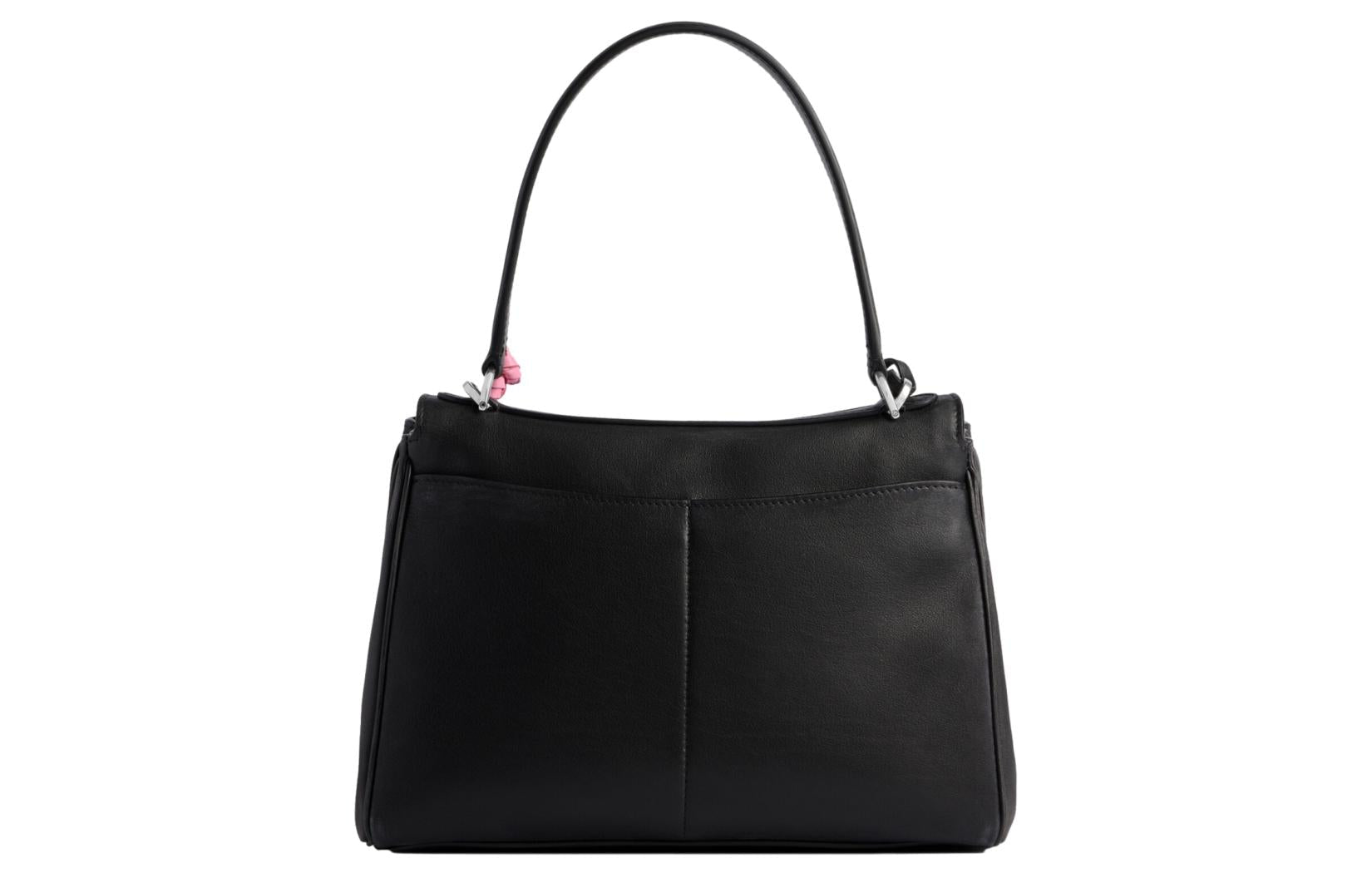 (WMNS) Balenciaga Rodeo Small Handbag Used Effect With One Charm 'Black' 7897792AA831000