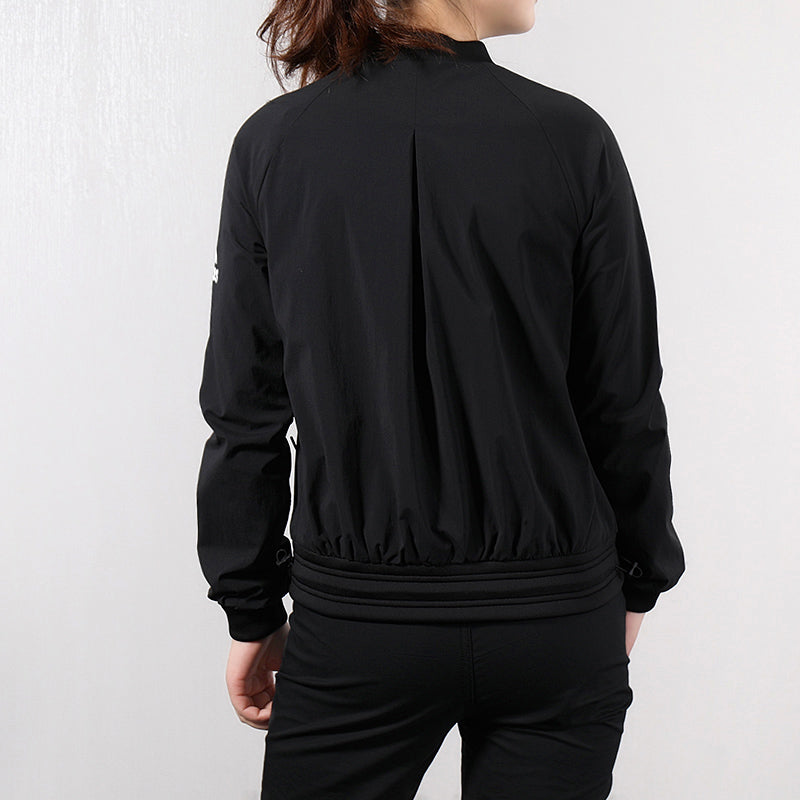 (WMNS) adidas Bomber Woven Jacket Asia Sizing 'Black' DW4586