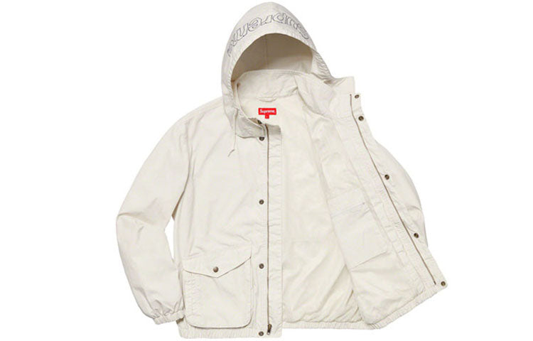 Supreme SS19 Highland Jacket Zipper waterproof Unisex White SUP-SS19-968