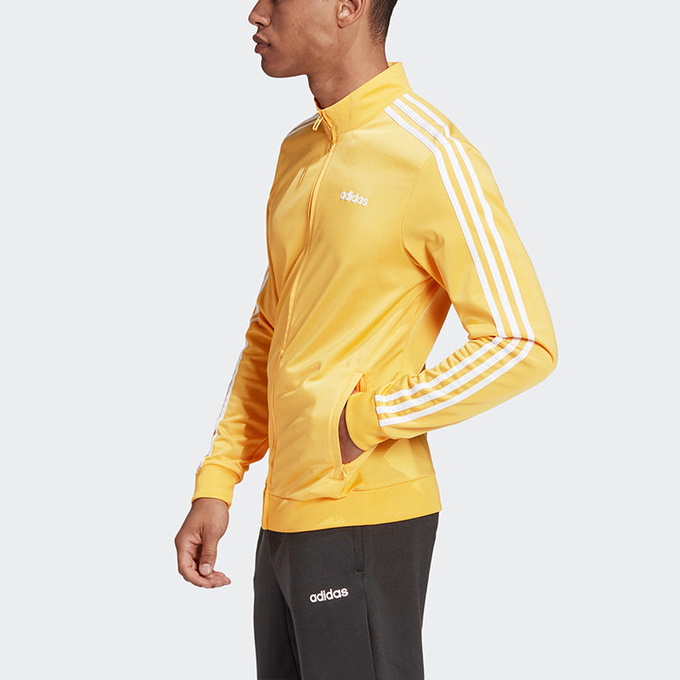 adidas E 3S TT TRIC Casual Sports Jacket Gold Color GD5241