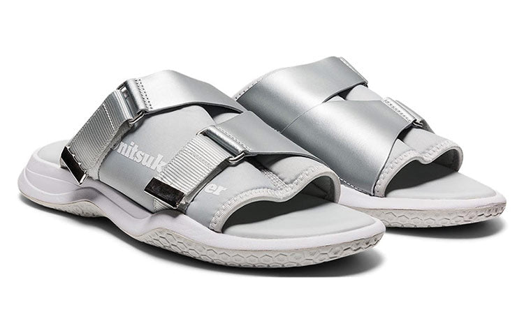 Onitsuka Tiger Ohbori Slider Sandals Silver 1183B499-020