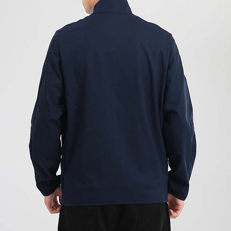 Nike Dri-FIT Woven Training Casual Sports Jacket Obsidian Color Black CU4954-451