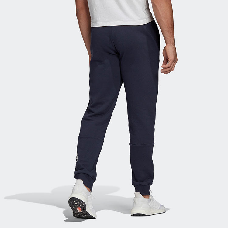 adidas logo Printing Casual Bundle Feet Sports Pants Blue FS4629