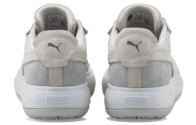 (WMNS) PUMA Suede Mayu Raw Low Tops Casual Skateboarding Shoes Gray 383114-03
