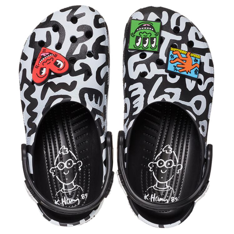 Crocs x Keith Haring Classic Clog 'Black White' 209488-001