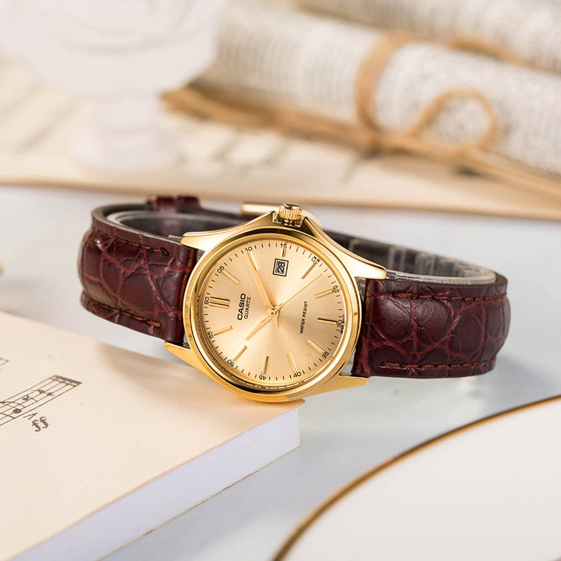 CASIO Quartz Waterproof Gold Analog LTP-1183Q-9A