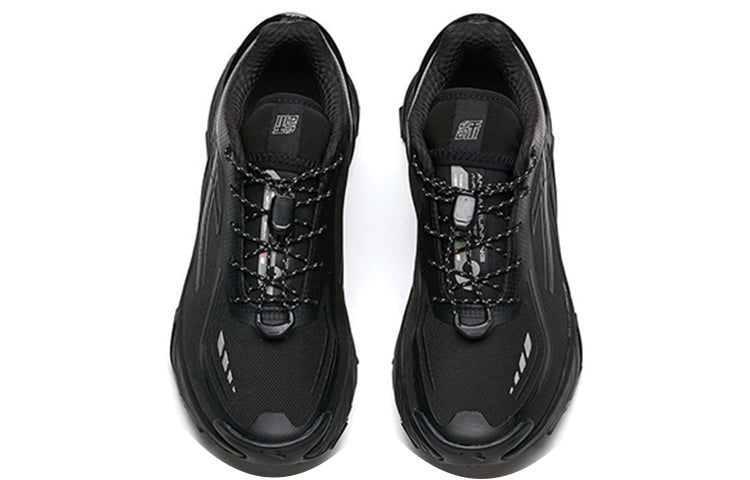 (WMNS) ANTA Running Series Low 'Trail Professional Shockproof Non-Slip Wear-Resistant Black' 122145525-4