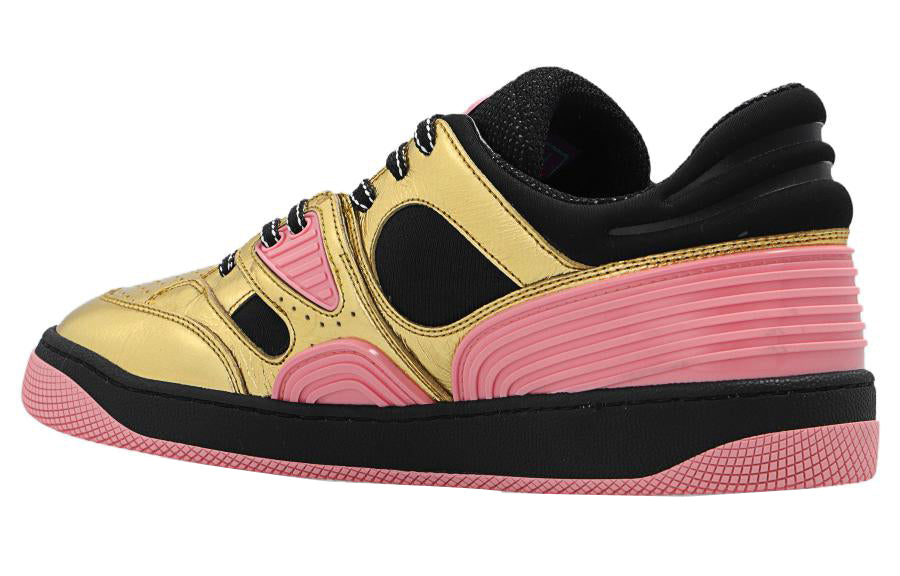 (WMNS) Gucci Basket 'Gold Black Pink' 725905-AABB8-8047