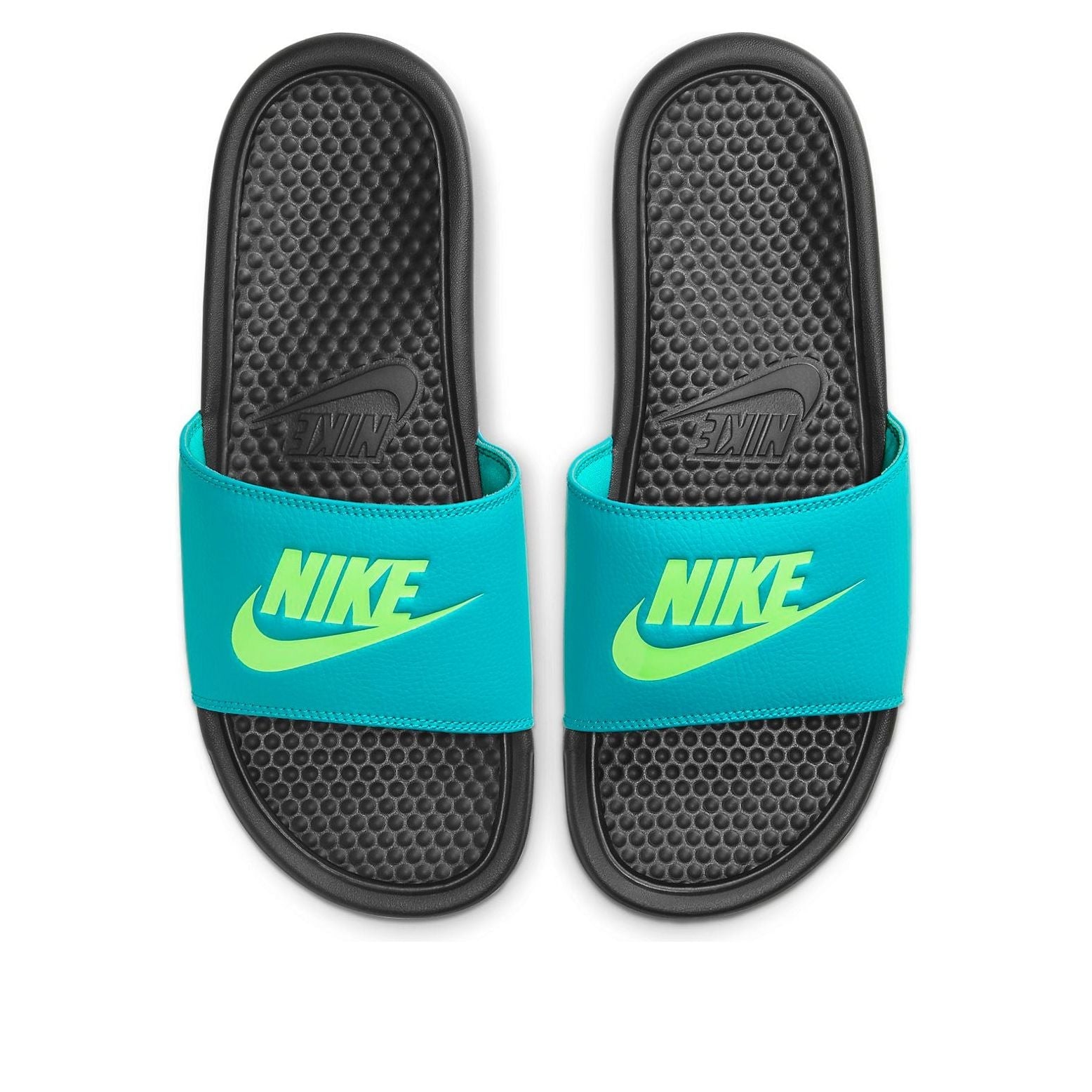 Nike Benassi JDI 'Black Oracle Aqua' 343880-032