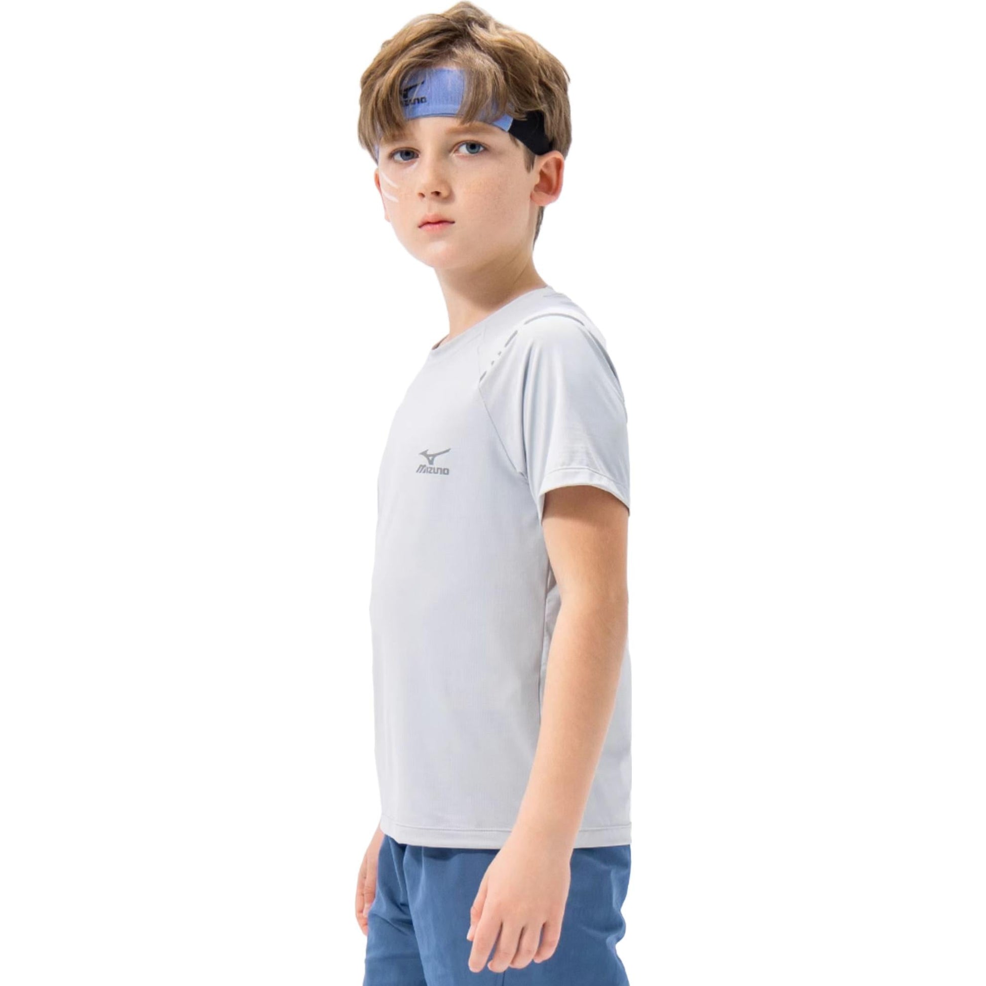 (GS) Mizuno Casual T-shirt 'Grey' T3036