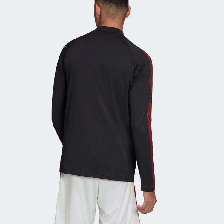adidas Manchester United Soccer/Football Training Zipper Jacket Black FH8546