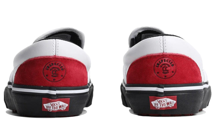 Vans Chris Cosentino x Slip-On UC 'White Red' VN0A3MUD2CF