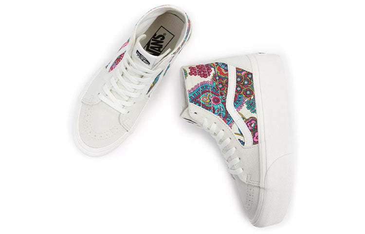 Vans SK8-HI Tapered Stackform 'White Pink Blue' VN0A7Q5PDJR