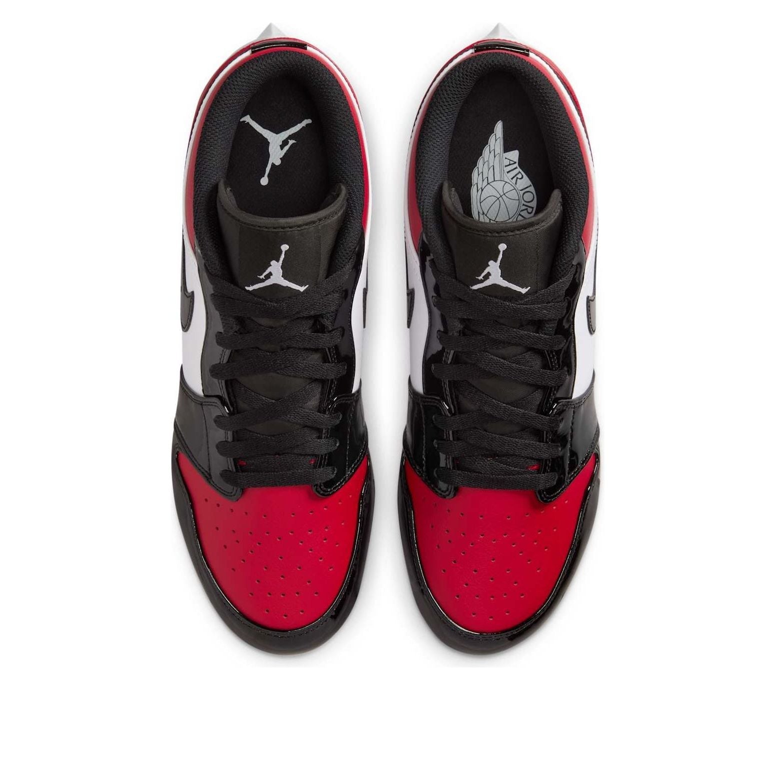 Air Jordan 1 Low TD Cleat 'Patent Bred Toe' FJ6245-601