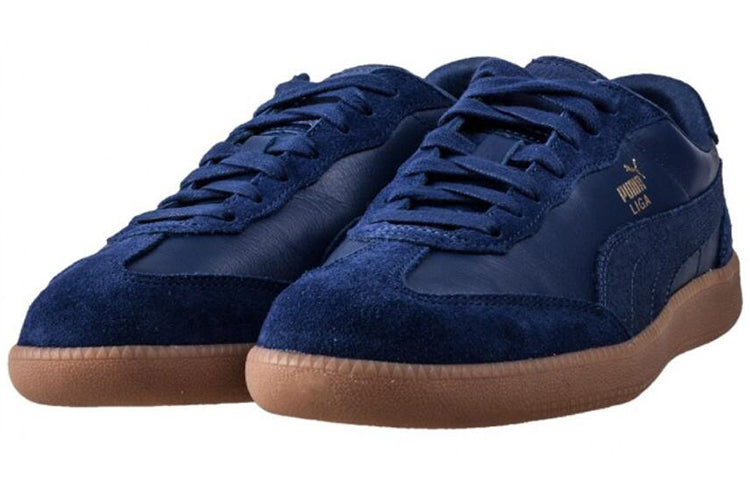 PUMA Liga Leather Shoes Blue 364597-04