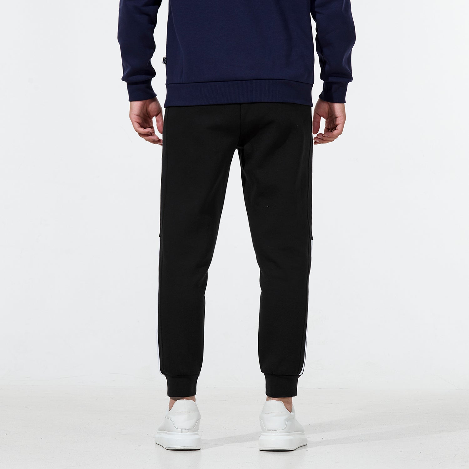 Men's adidas Fi Dk Slim Pnt Knit Bundle Feet Sports Pants/Trousers/Joggers Black H39227