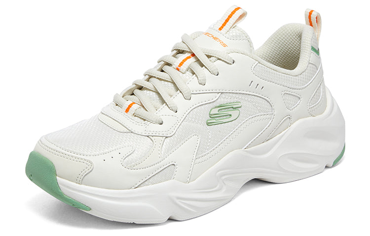 (WMNS) Skechers Casual Sport Shoes 'White Green' 896270-NTMT